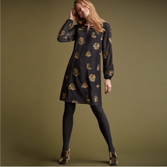 CAbi Dresses & Skirts - Cabi Limited Edition Floral Embroidered Occasion Dress Black M